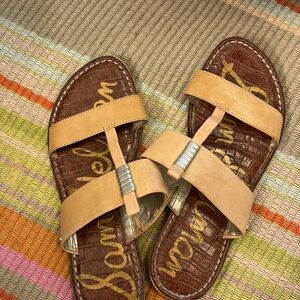 Sam Edelman Tan and Brown Sandals